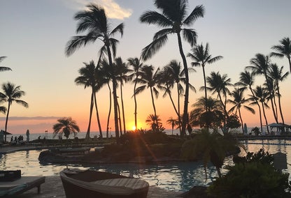 Sunset over South Kohala